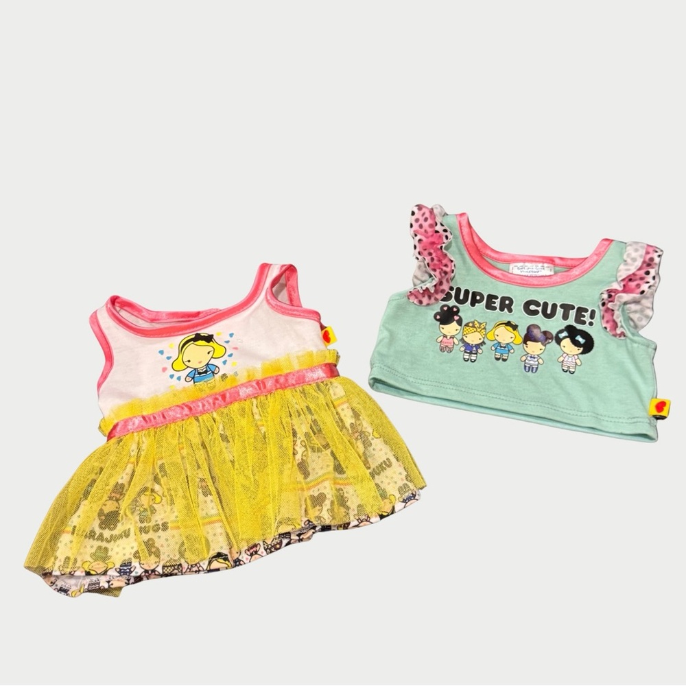 Build-A-Bear Harajuku Hugs Tutu Dress & Graphic Top